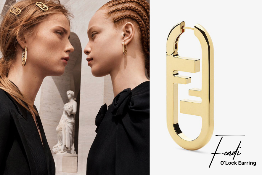 Luxury Earrings, DUPE Edition, Fendi