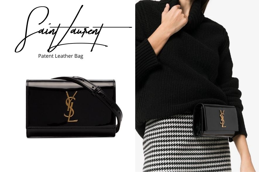 DKNY Bag Patent Leather with Adj Belt Strap Clean | Dkny bag, Beige purses,  Leather satchel handbags