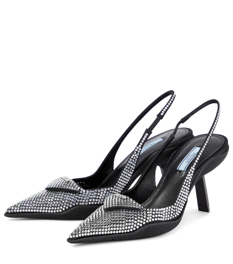 Sparkling Glamour: Prada Bling Shoes