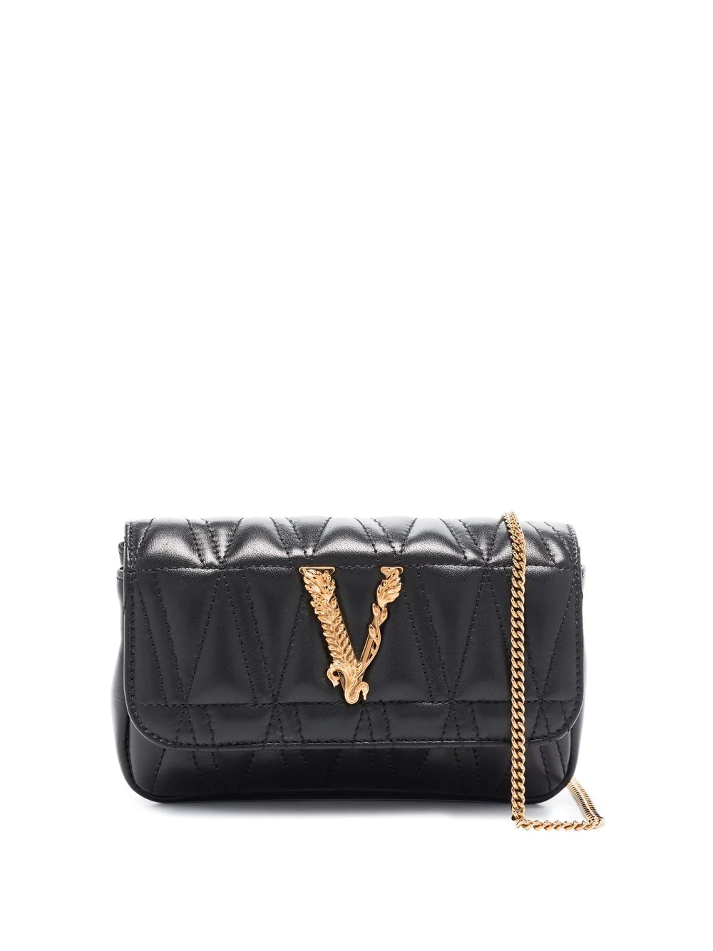 Versace Black Virtus Camera Bag