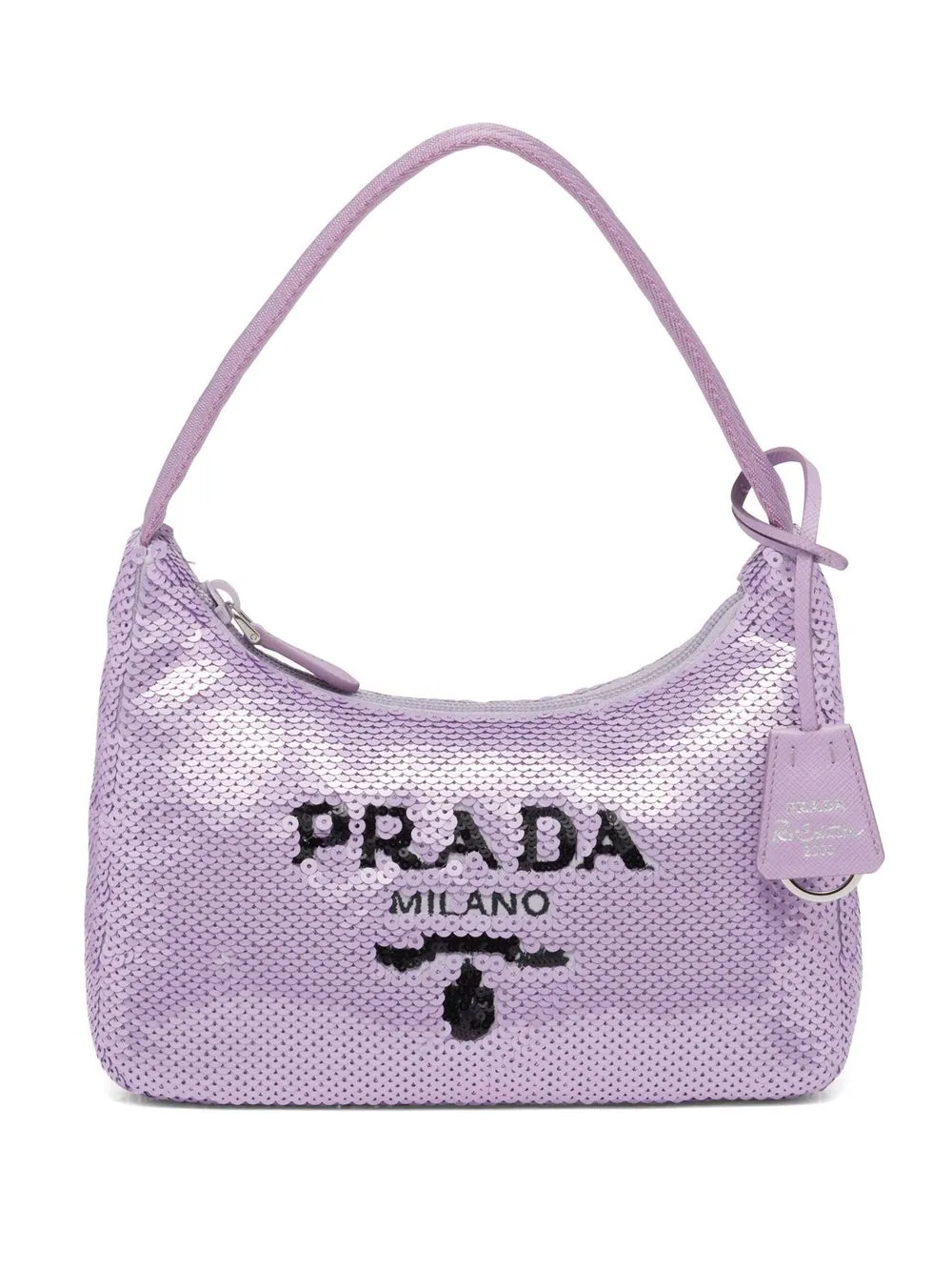 my first designer bag unboxing/styling  prada re-edition 2005 in saffiano  leather wisteria 