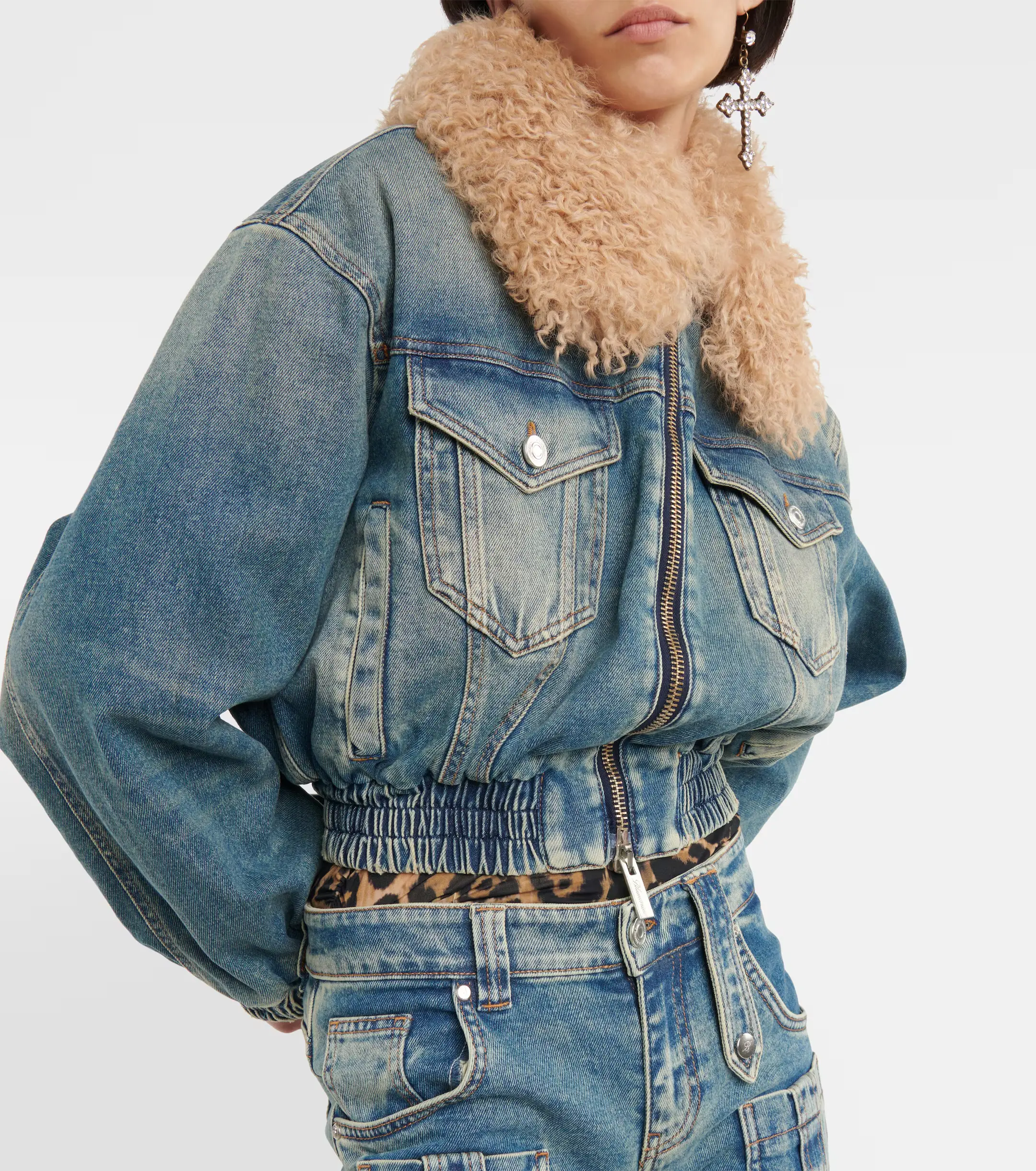 7 Best Denim Jackets with Fur  How to Style Fur Jeans Jacket? [2024]