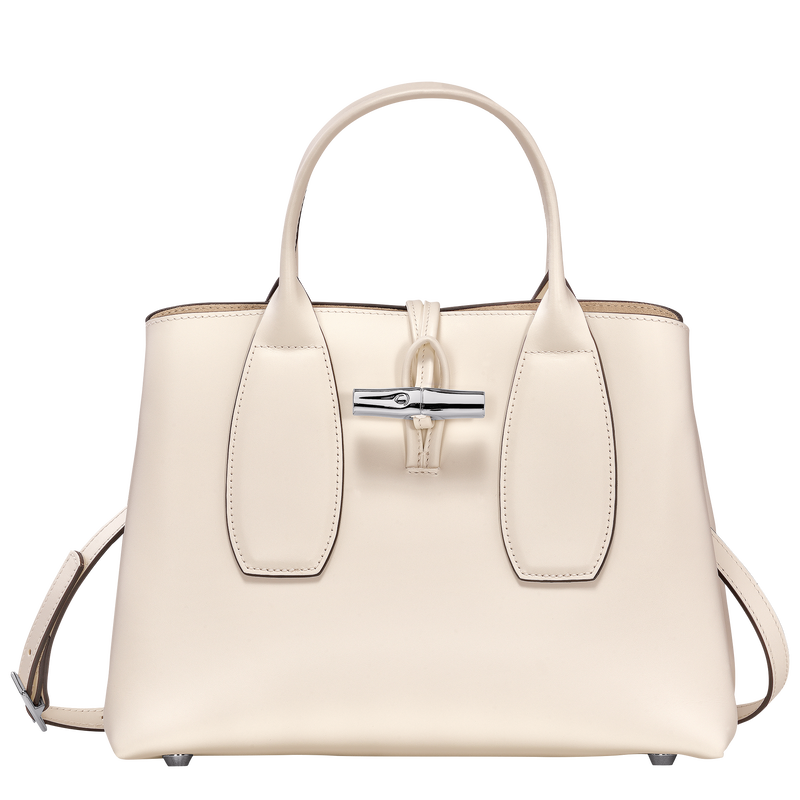 LE ROSEAU M HANDBAG
Ecru - Leather