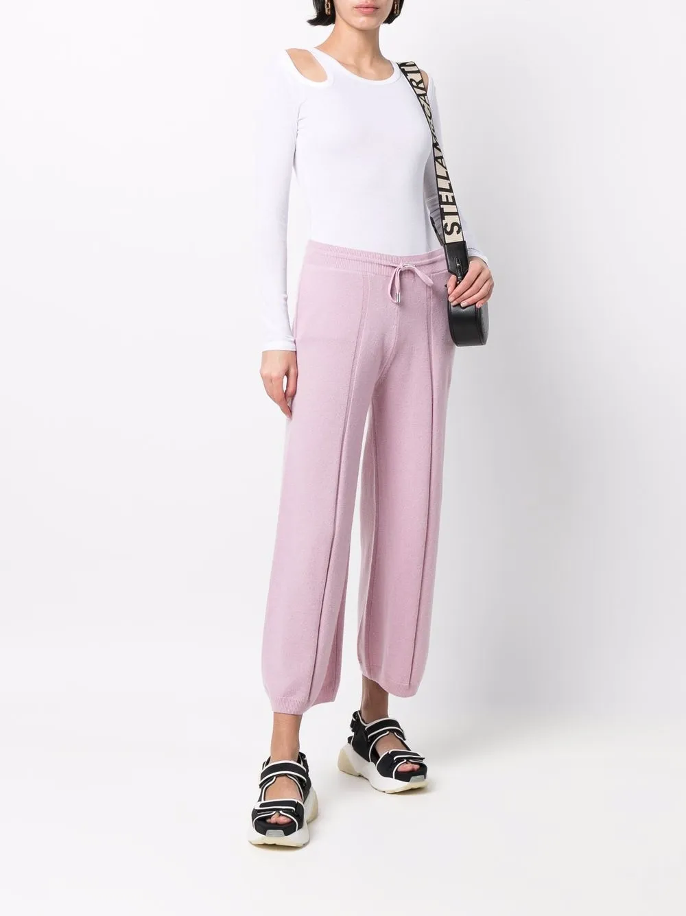 Stella McCartney inverted pleat comfort trousers