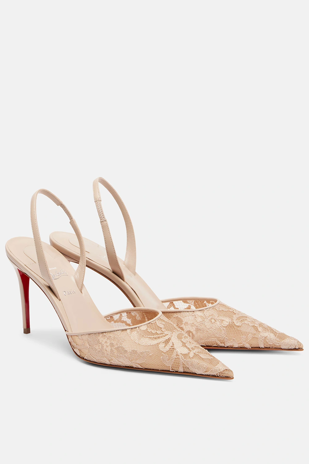 Christian Louboutin
Lace slingback pumps