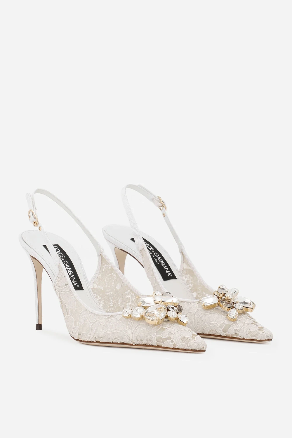 Rainbow lace slingbacks