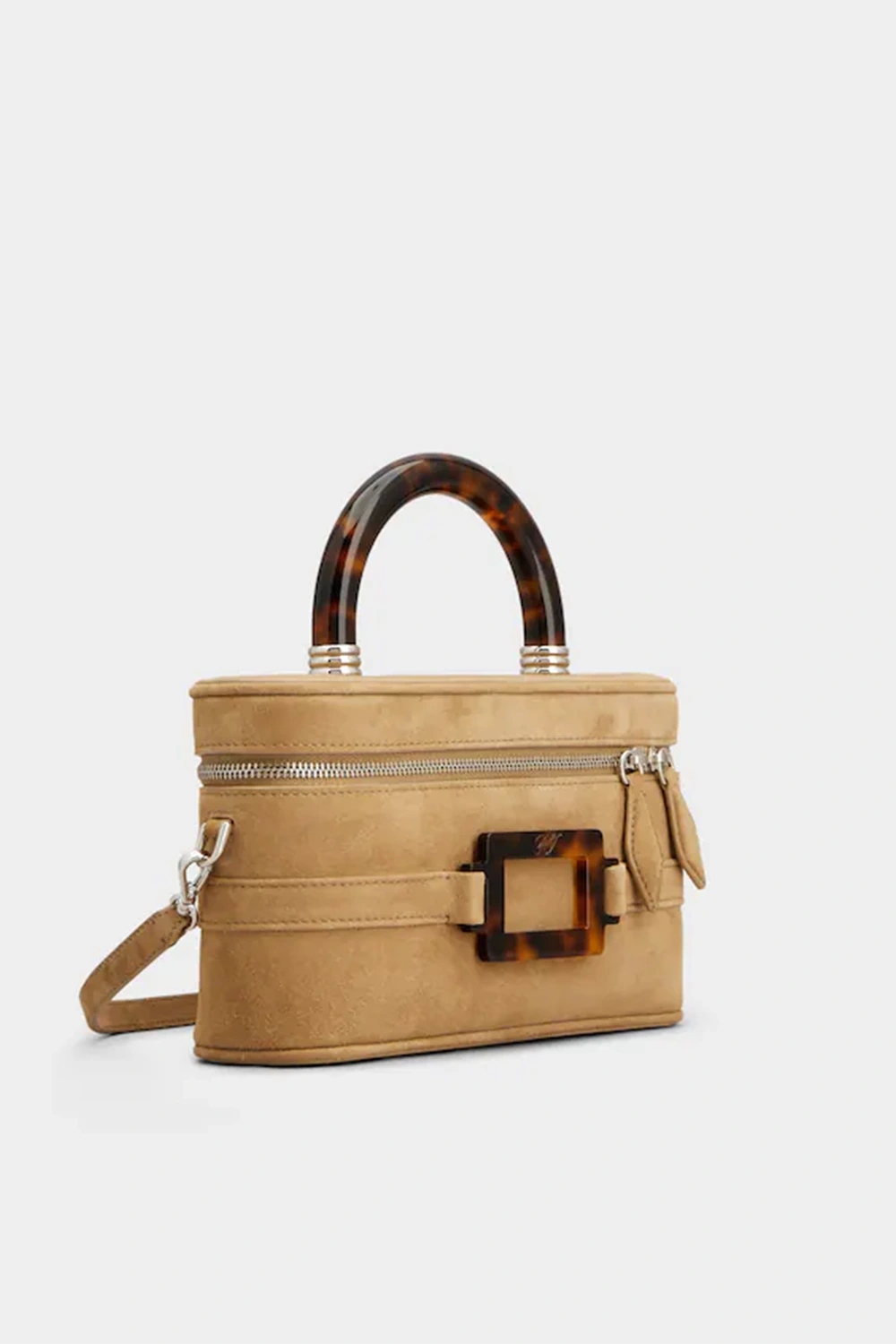 Vanity Belle Vivier Mini Bag in suede