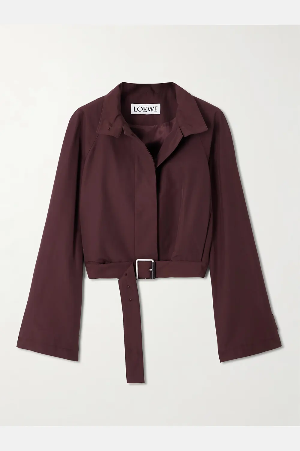 LOEWE Belted cotton-blend shell jacket