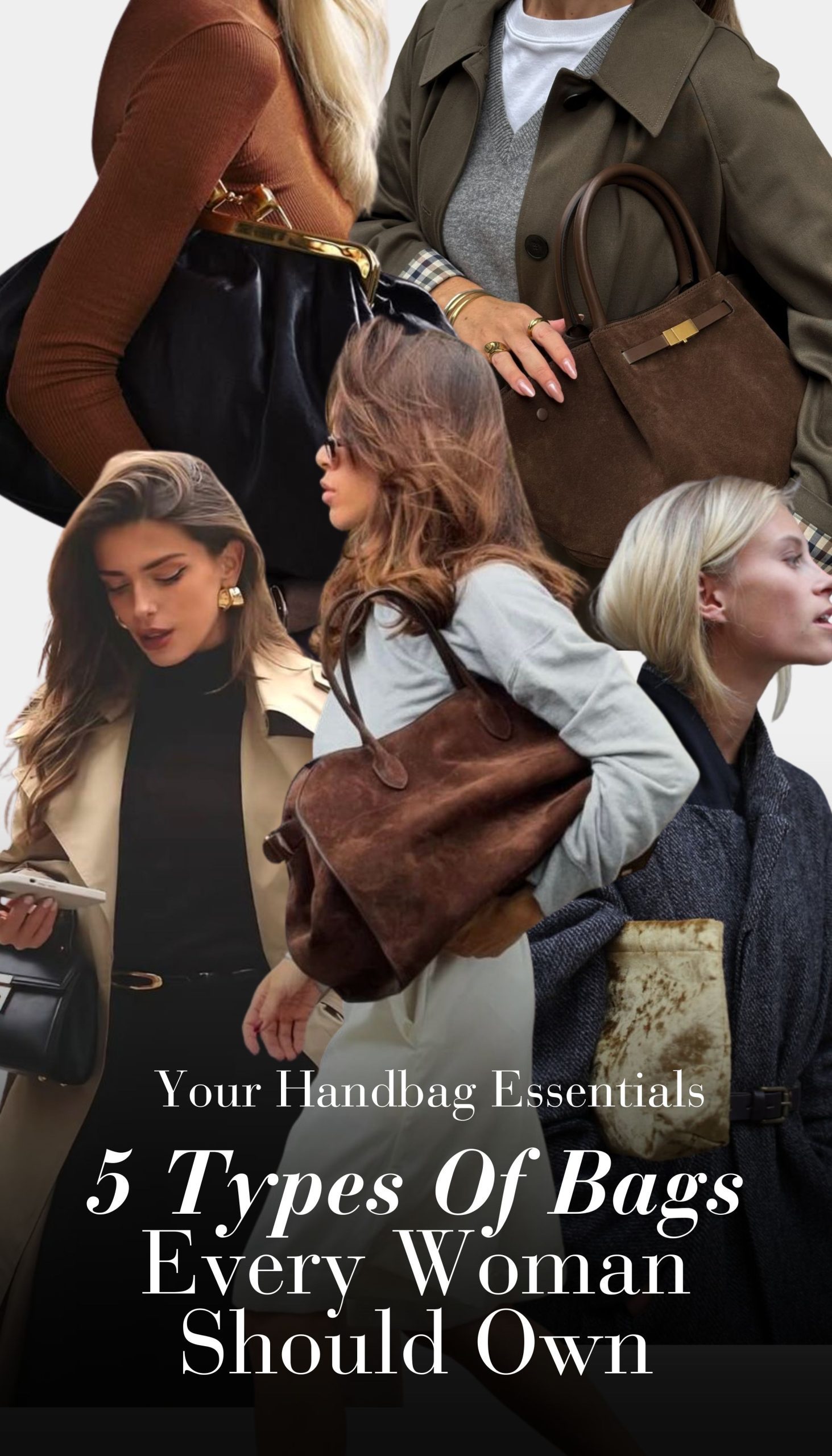 5 Types Of Bags Every Woman Should Own