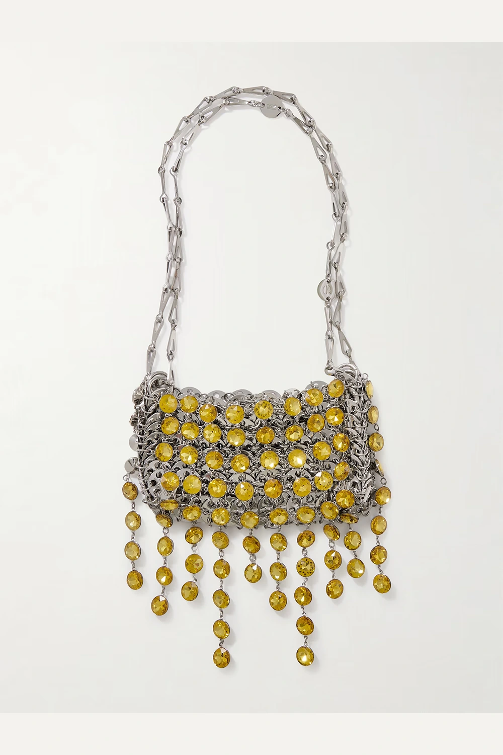 1969 Nano crystal-embellished chainmail shoulder bag