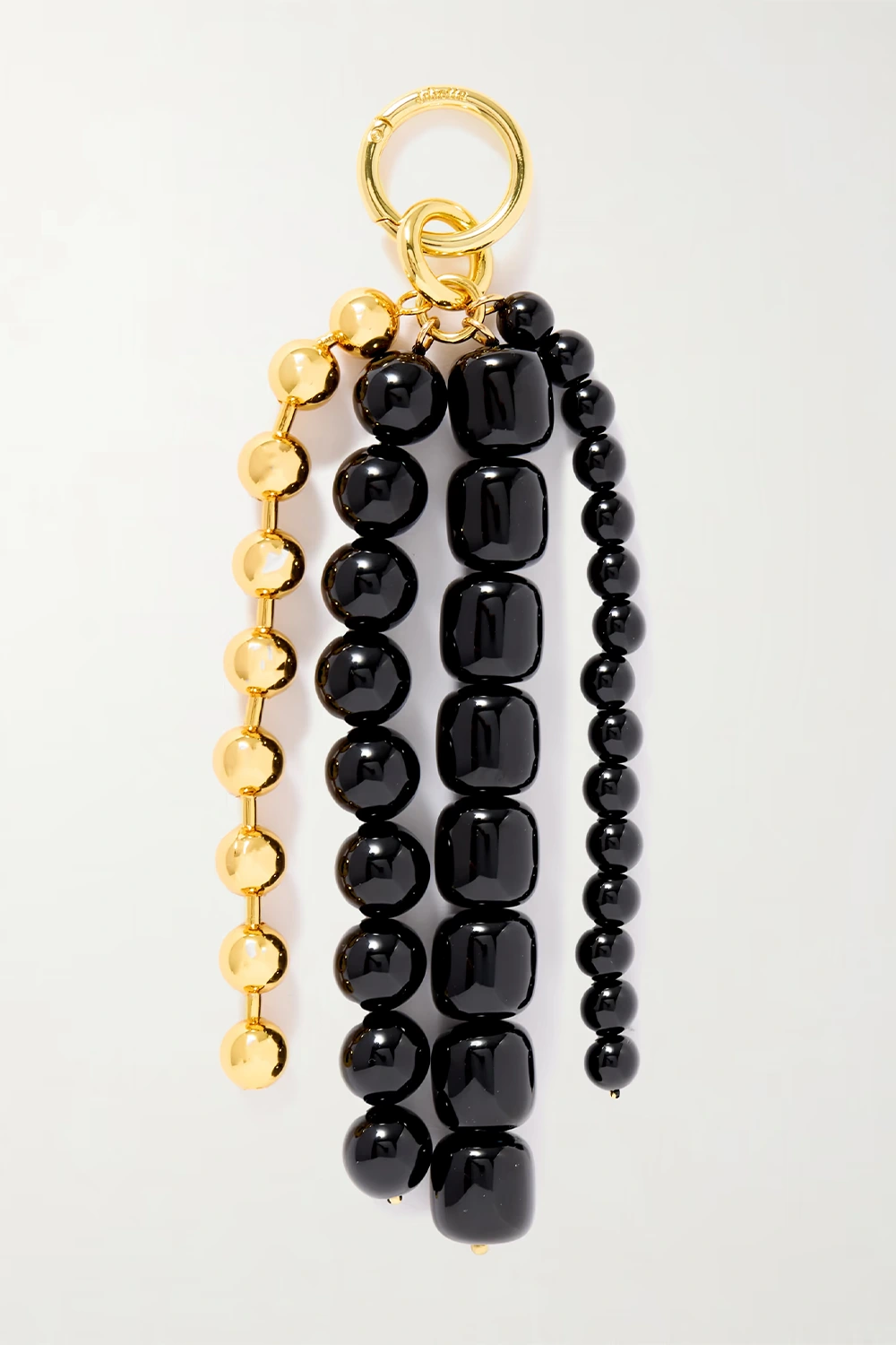 JULIETTA Gold-tone and resin bag charm