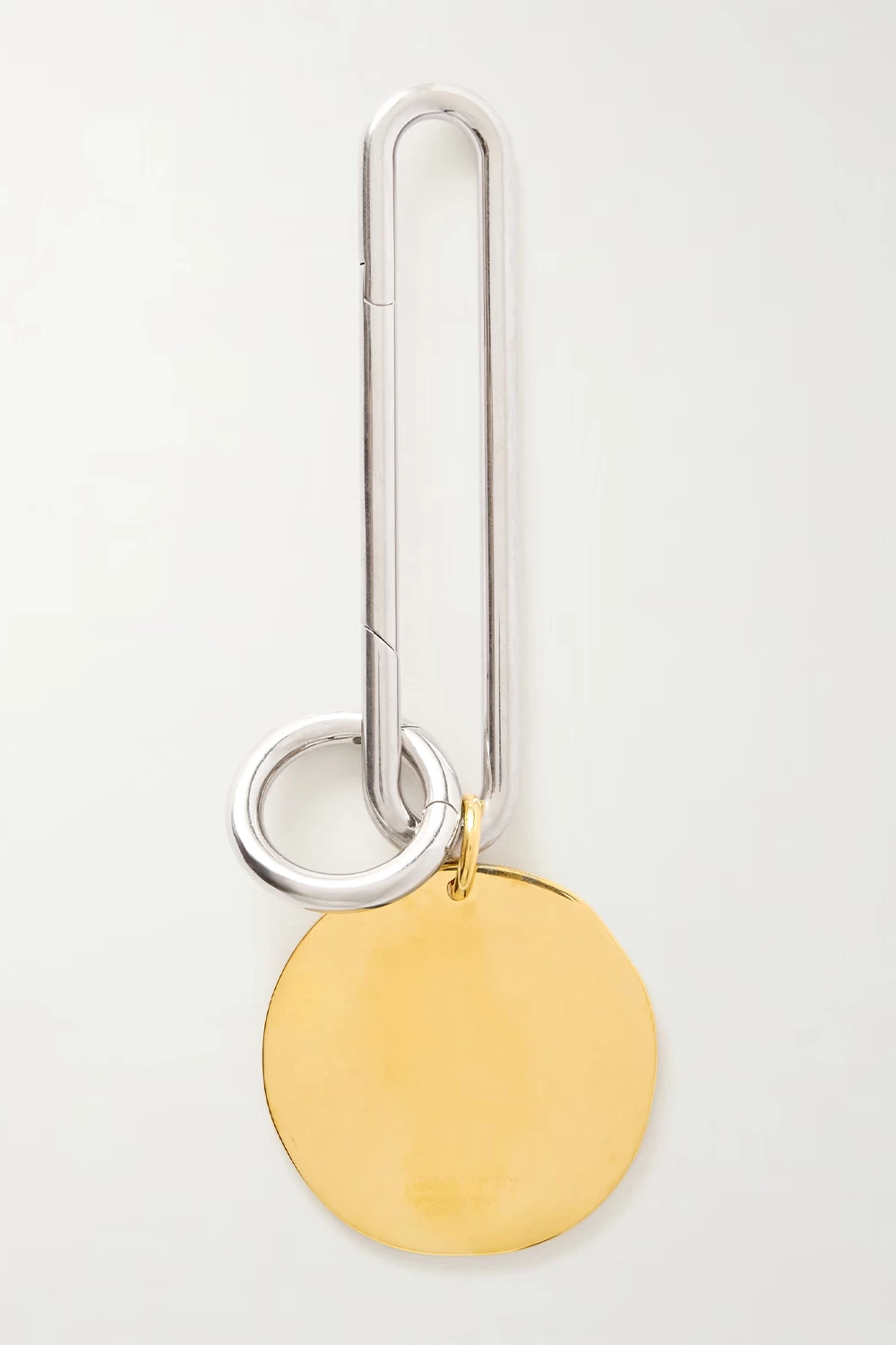 JIL SANDER Silver- and gold-tone bag charm