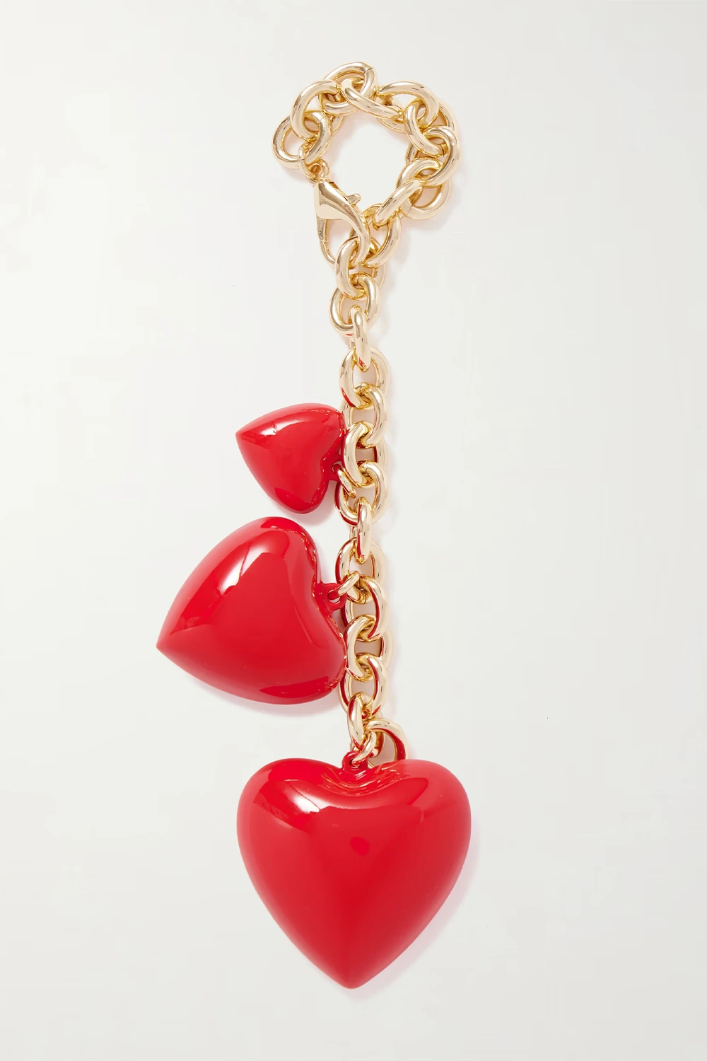 ROXANNE ASSOULIN The Happy gold-tone and enamel bag charm