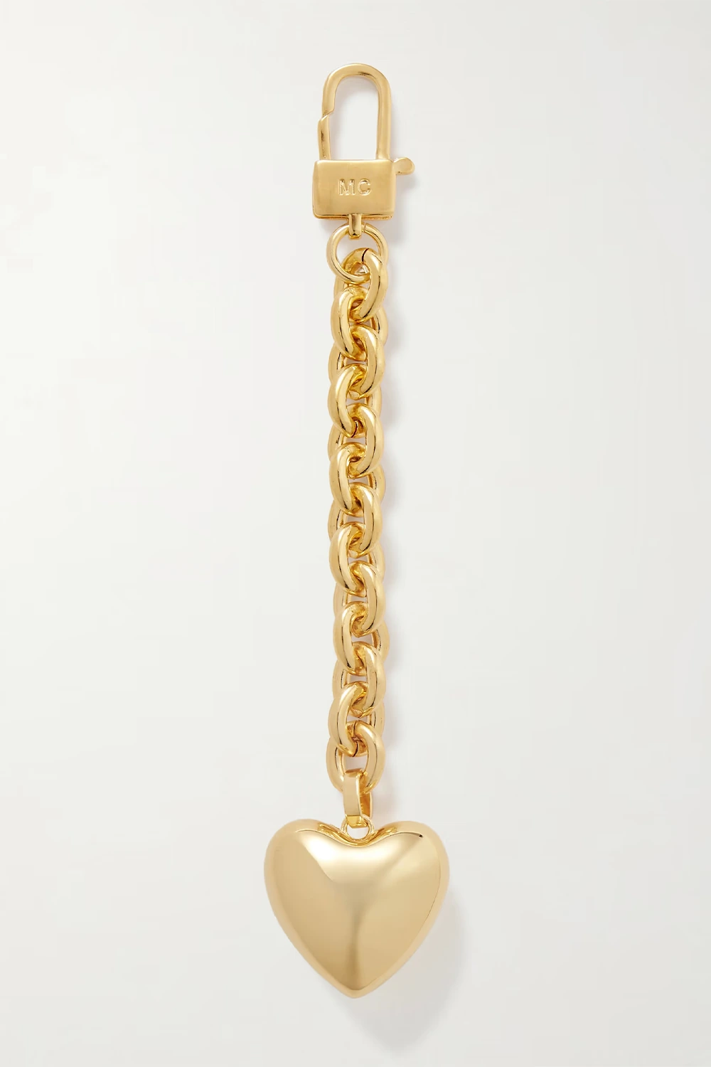 MARTHA CALVO Heart gold-plated bag charm