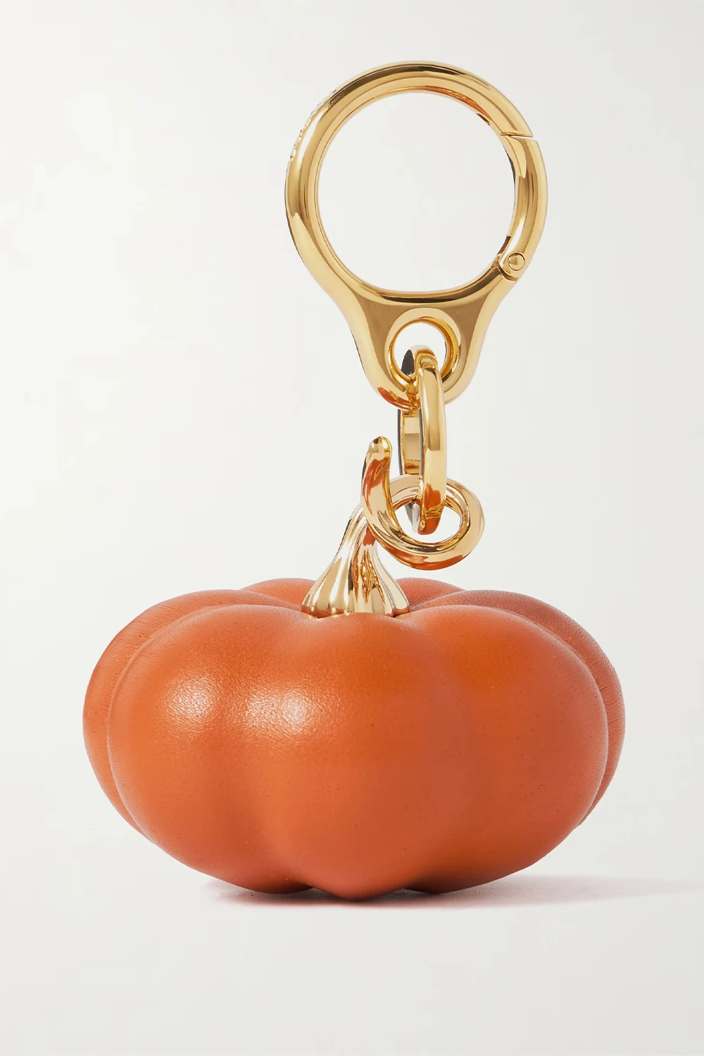 LOEWE
Pumpkin gold-tone and resin bag charm