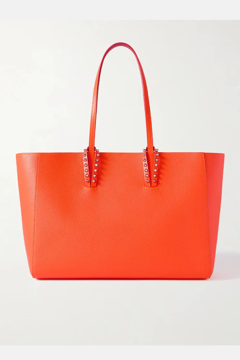 CHRISTIAN LOUBOUTIN Cabata small spiked textured-leather tote