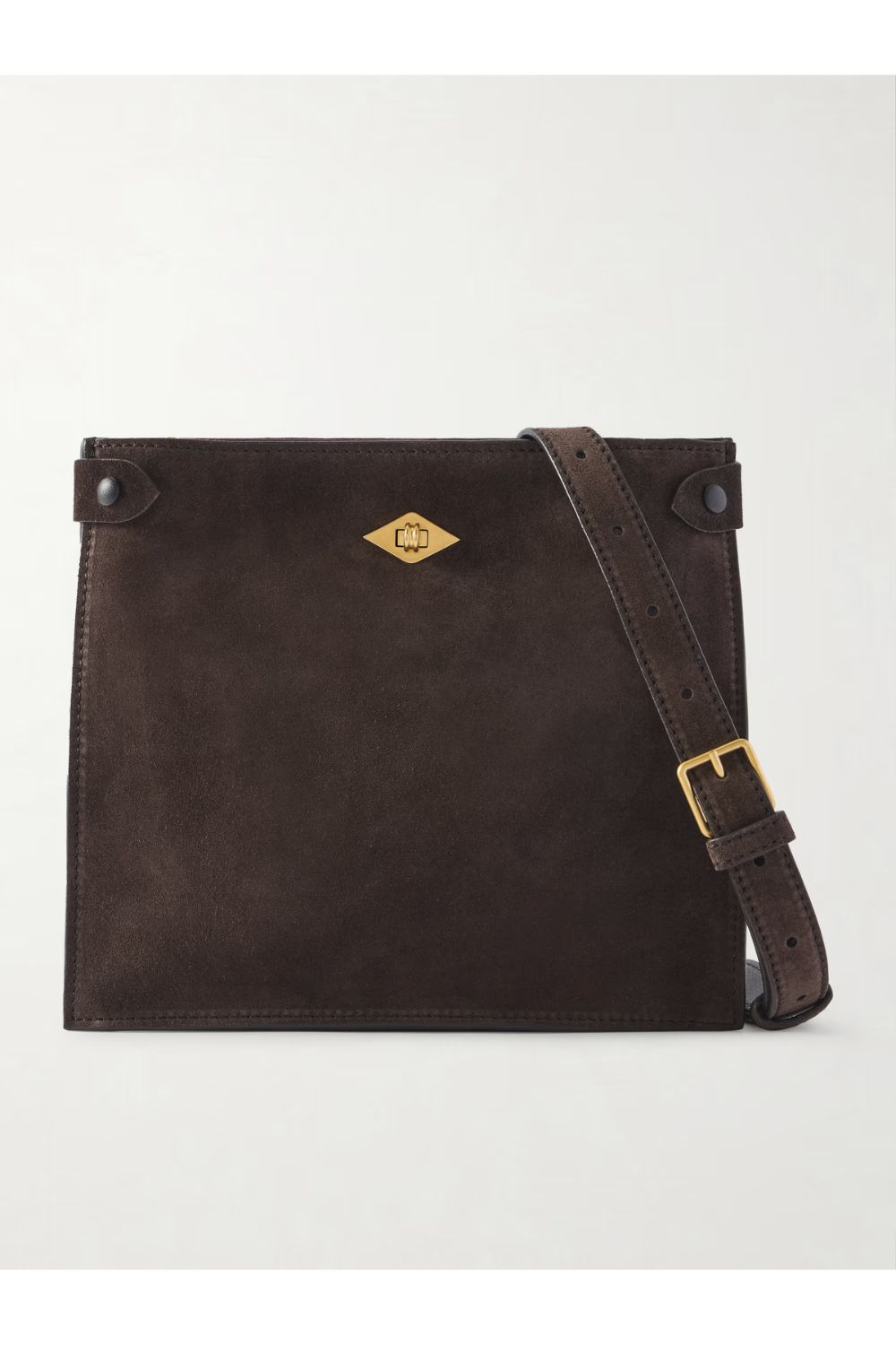 MÉTIER Stowaway suede shoulder bag