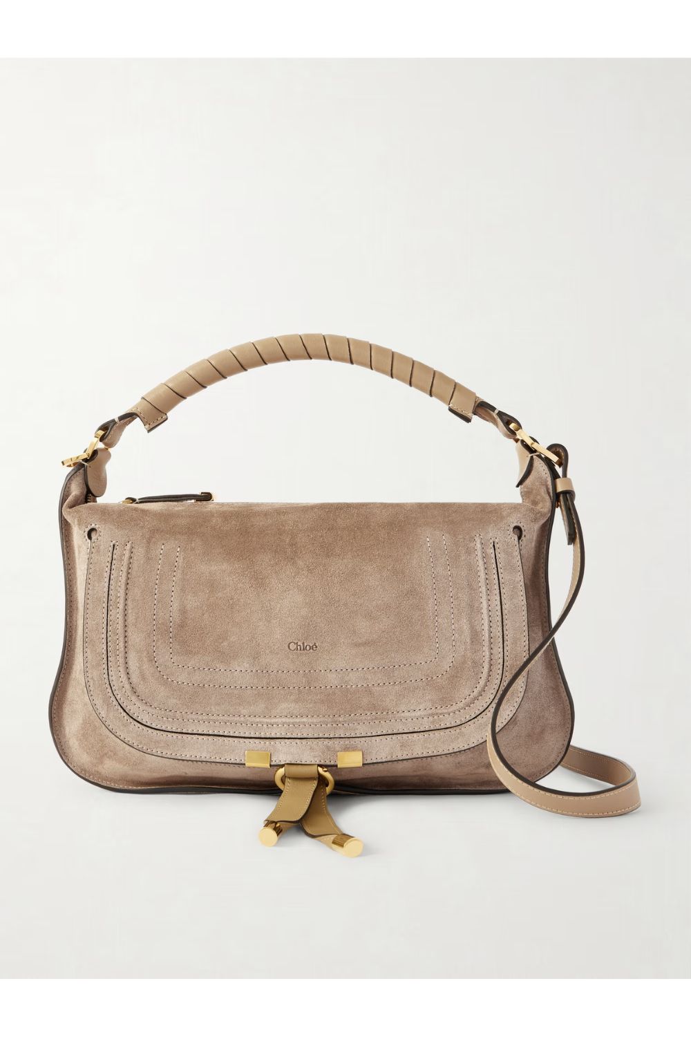 CHLOÉ Marcie suede shoulder bag