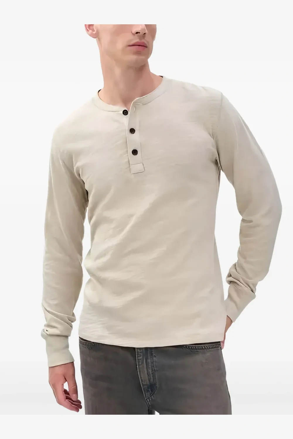rag & bone Klassisches Henley-Hemd