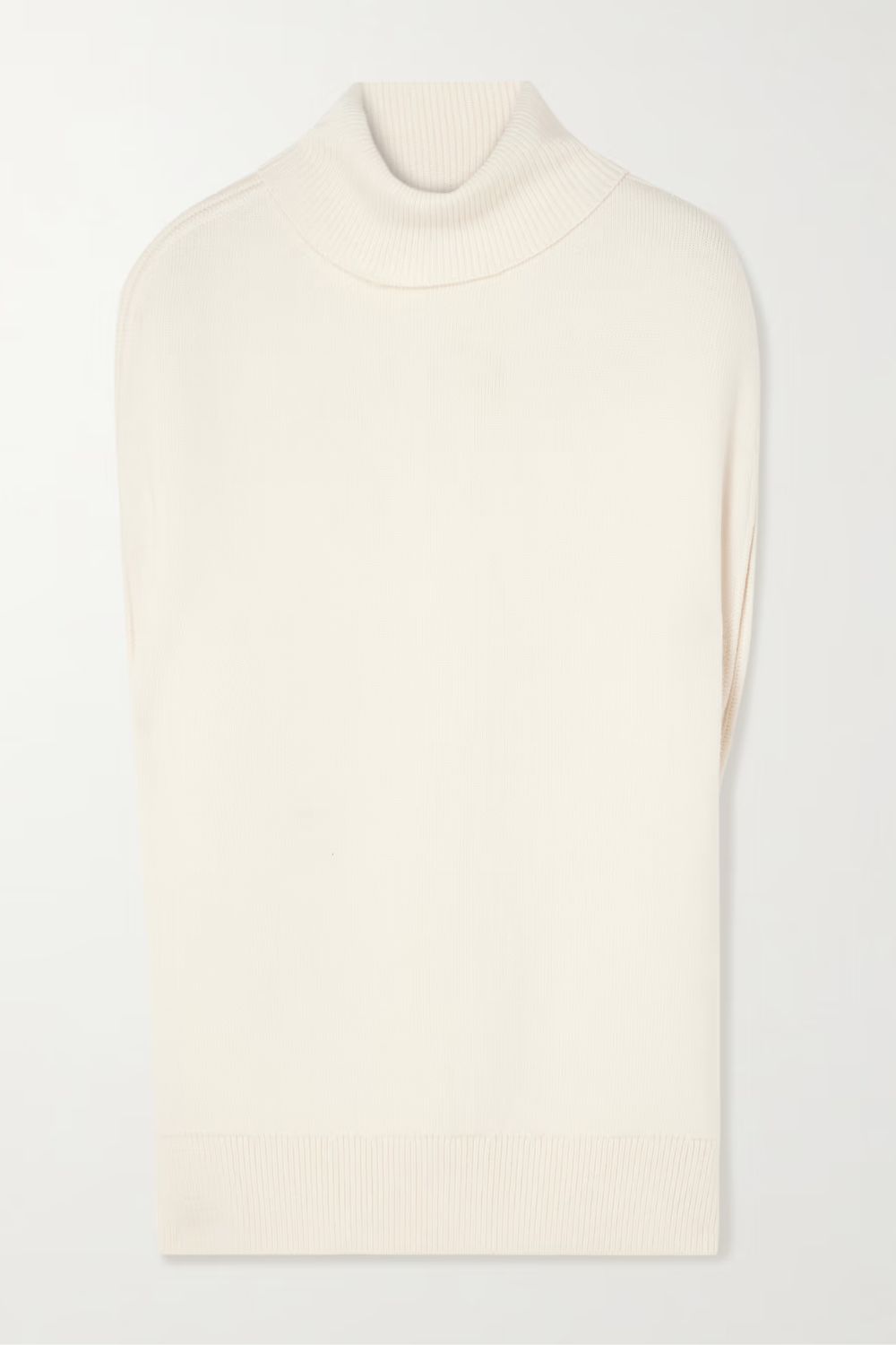 TOTEME Oversized knitted wool turtleneck tank