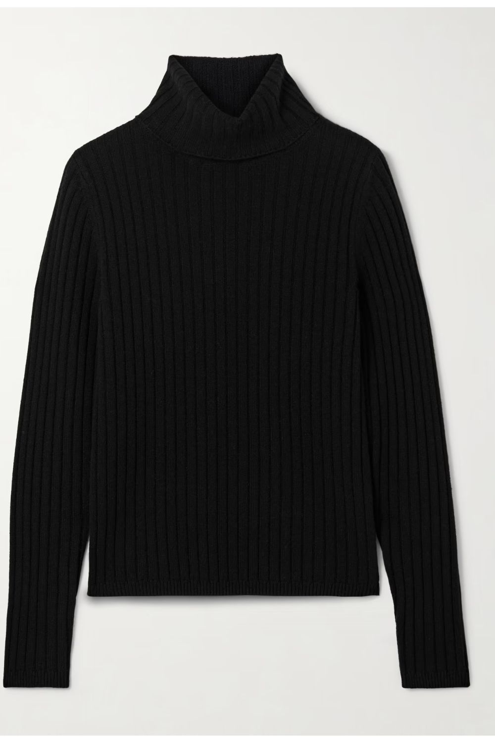 NILI LOTAN Dessie ribbed cashmere turtleneck sweater