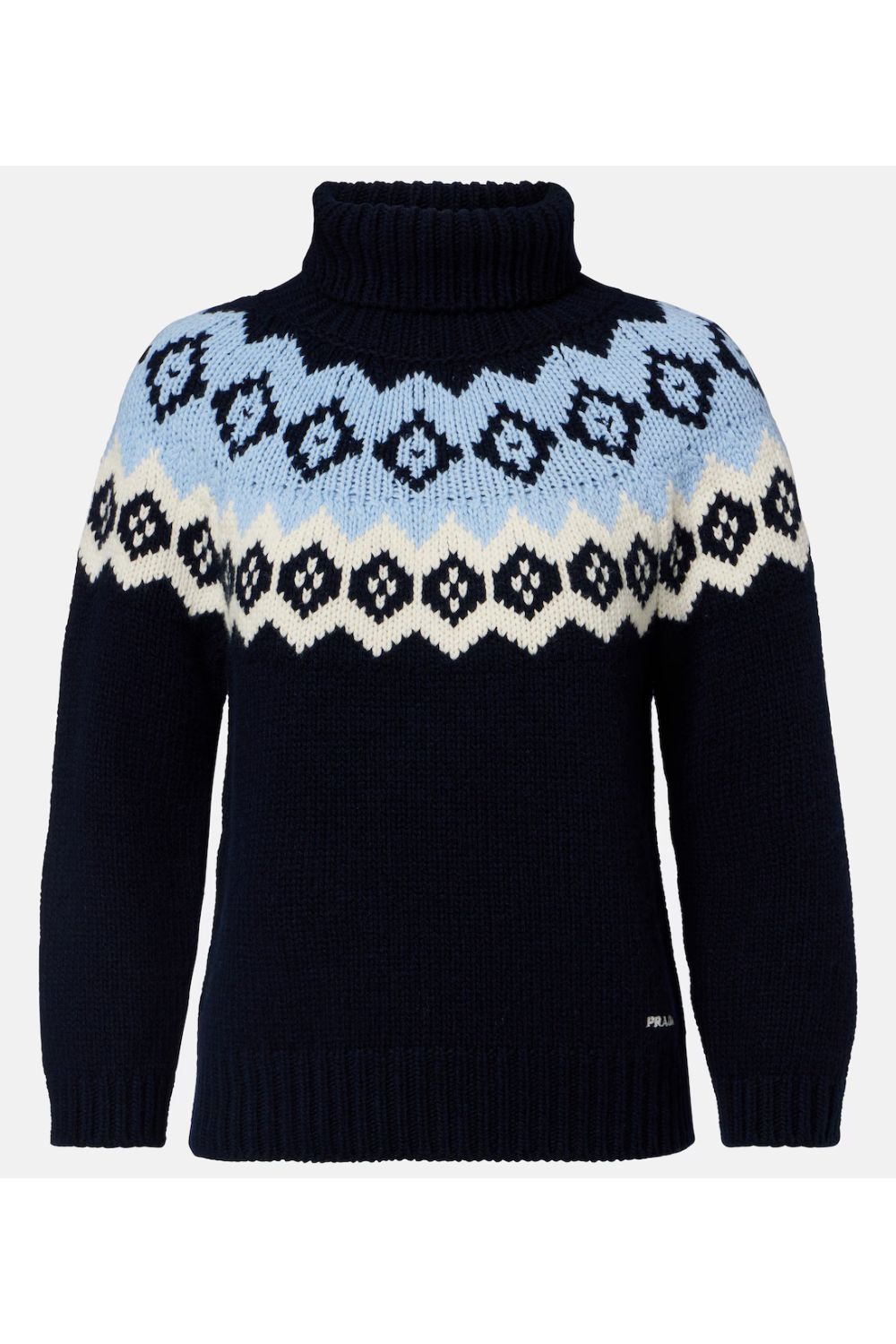 Prada Fair Isle wool and cashmere sweater