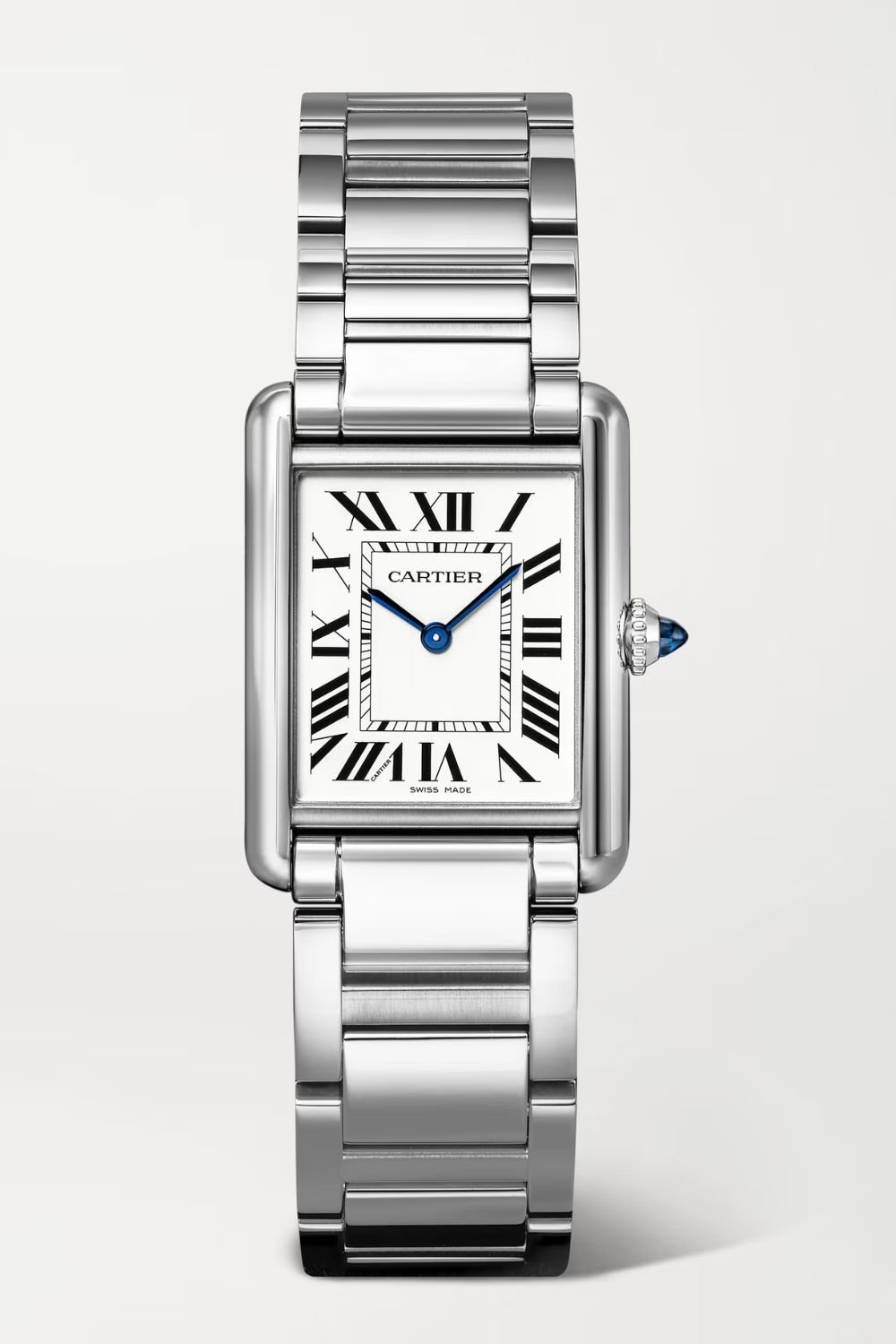 CARTIER Tank Must de Cartier large SolarBeat™ 33.7mm stainless steel watch