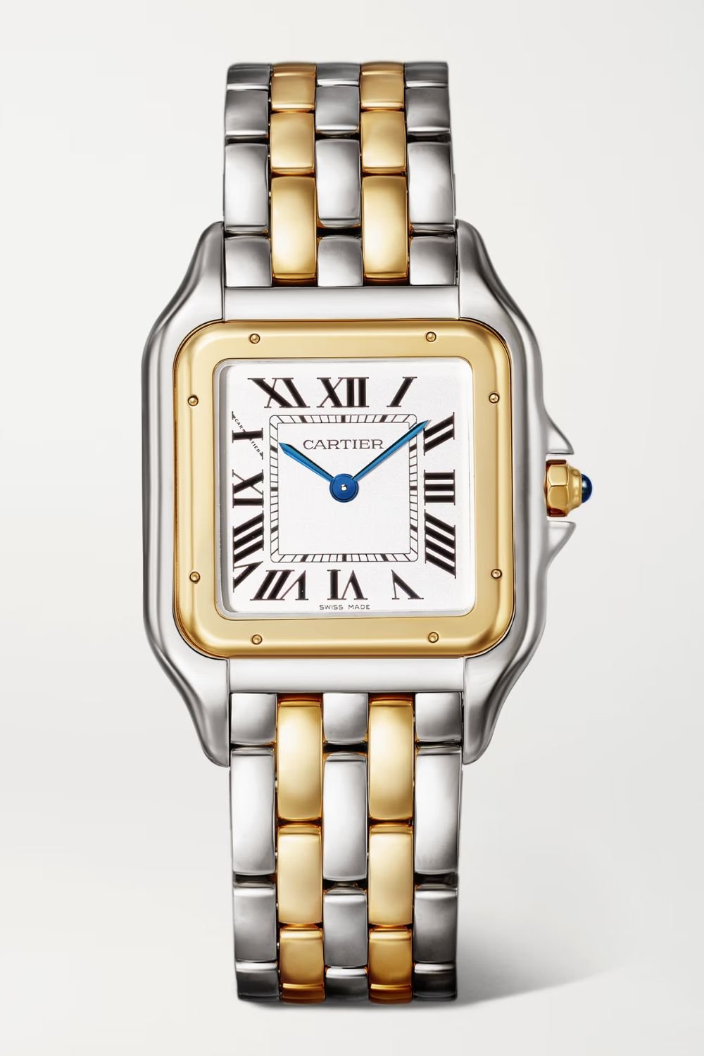 CARTIER Panthère de Cartier Large 31mm 18-karat gold and stainless steel watch