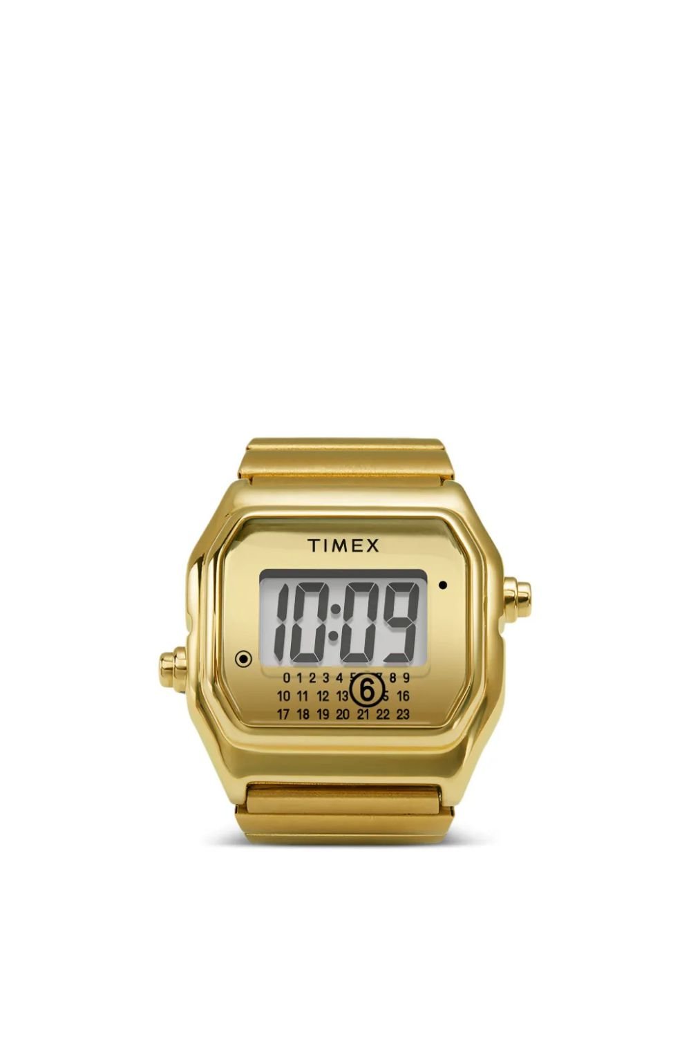 MM6 Maison Margiela x Timex gold digital 24mm watch