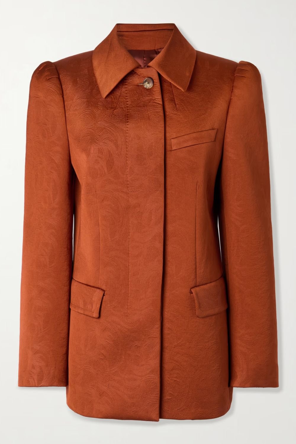 DRIES VAN NOTEN Embossed crepe blazer