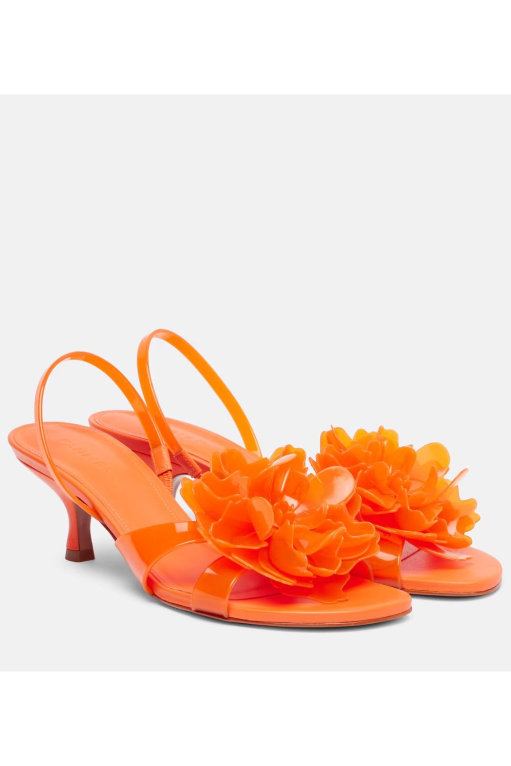 Farm Rio Floral-appliqué sandals