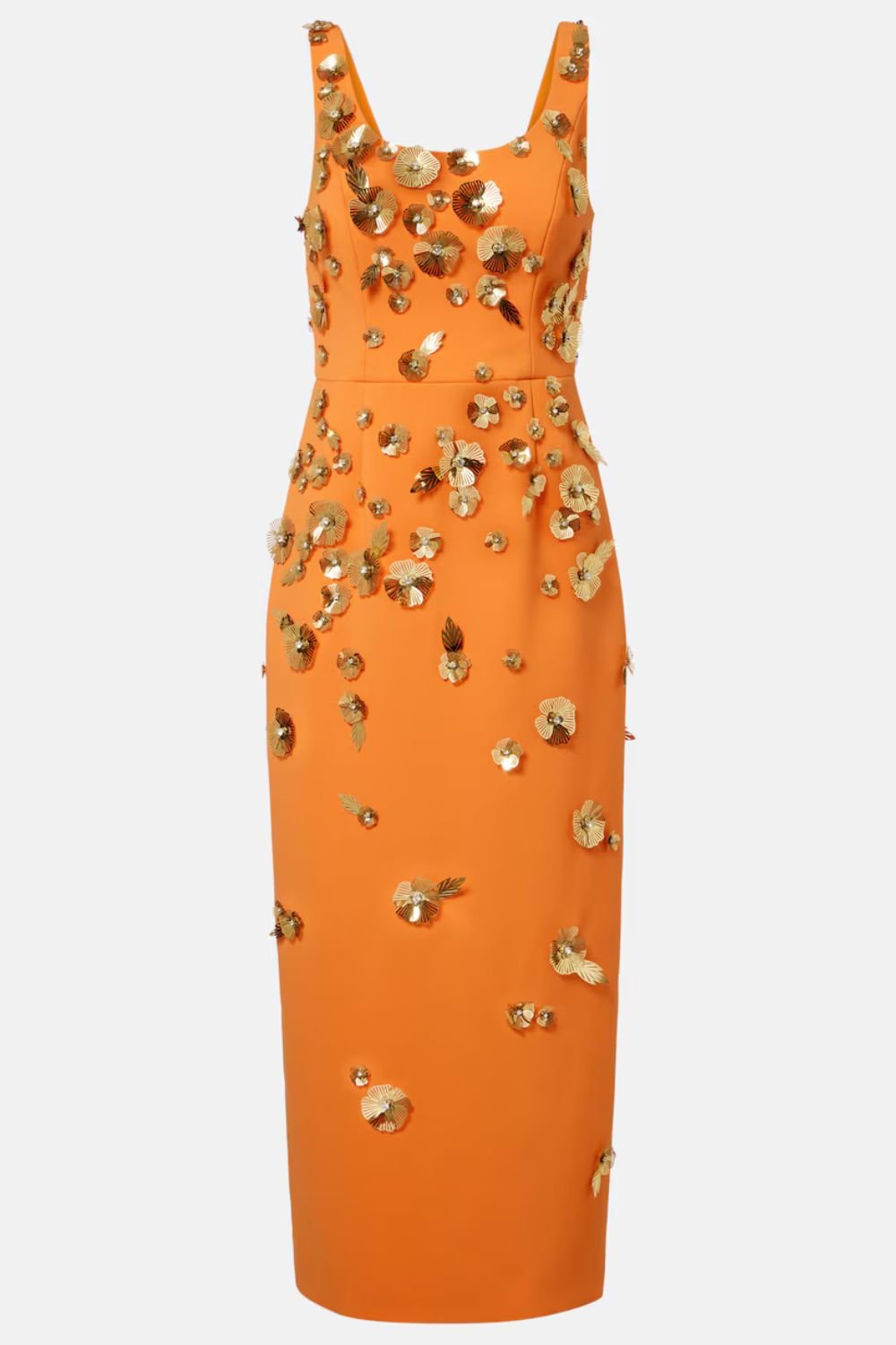 Carolina Herrera Floral-appliqué gown