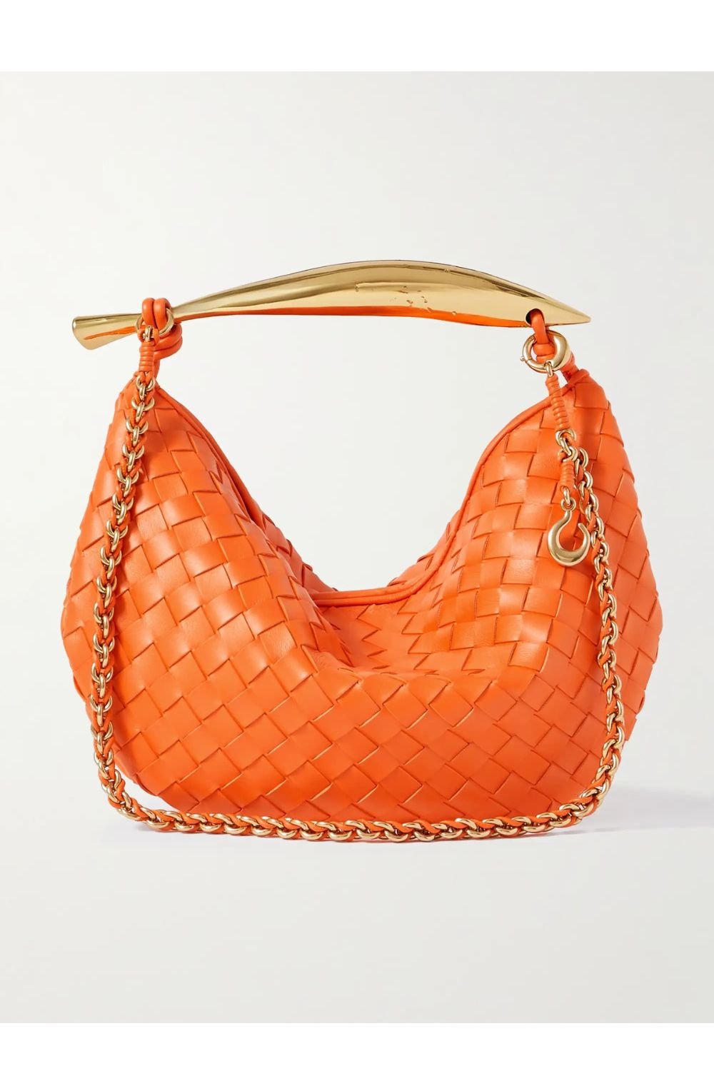 BOTTEGA VENETA Sardine With Chain small intrecciato leather tote
