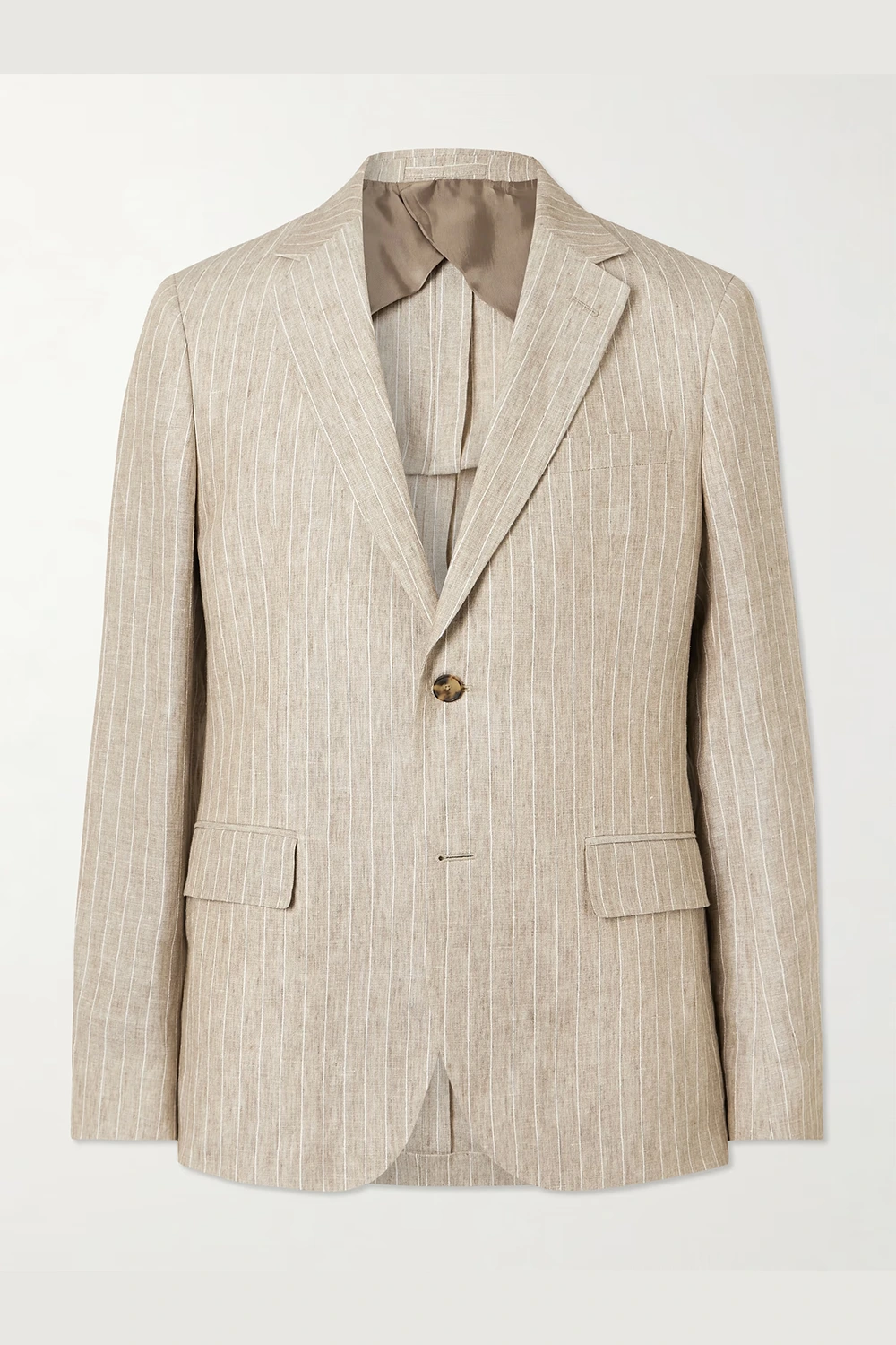 MR P. Striped Linen Suit Jacket