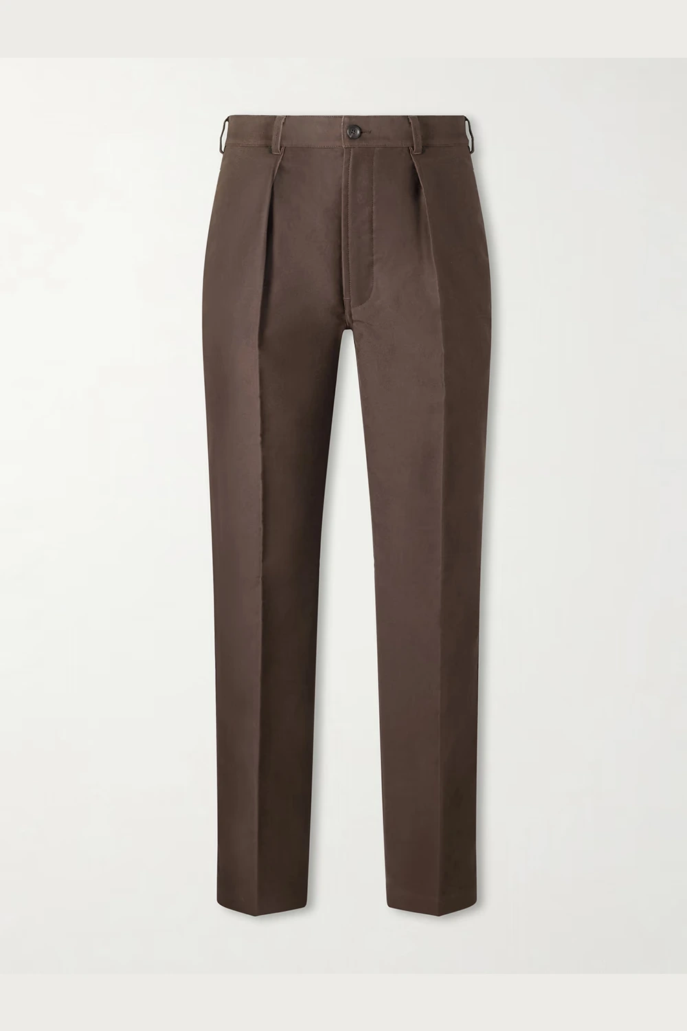 DRAKE'S Western Games Pleated Cotton-Twill Suit Trousers