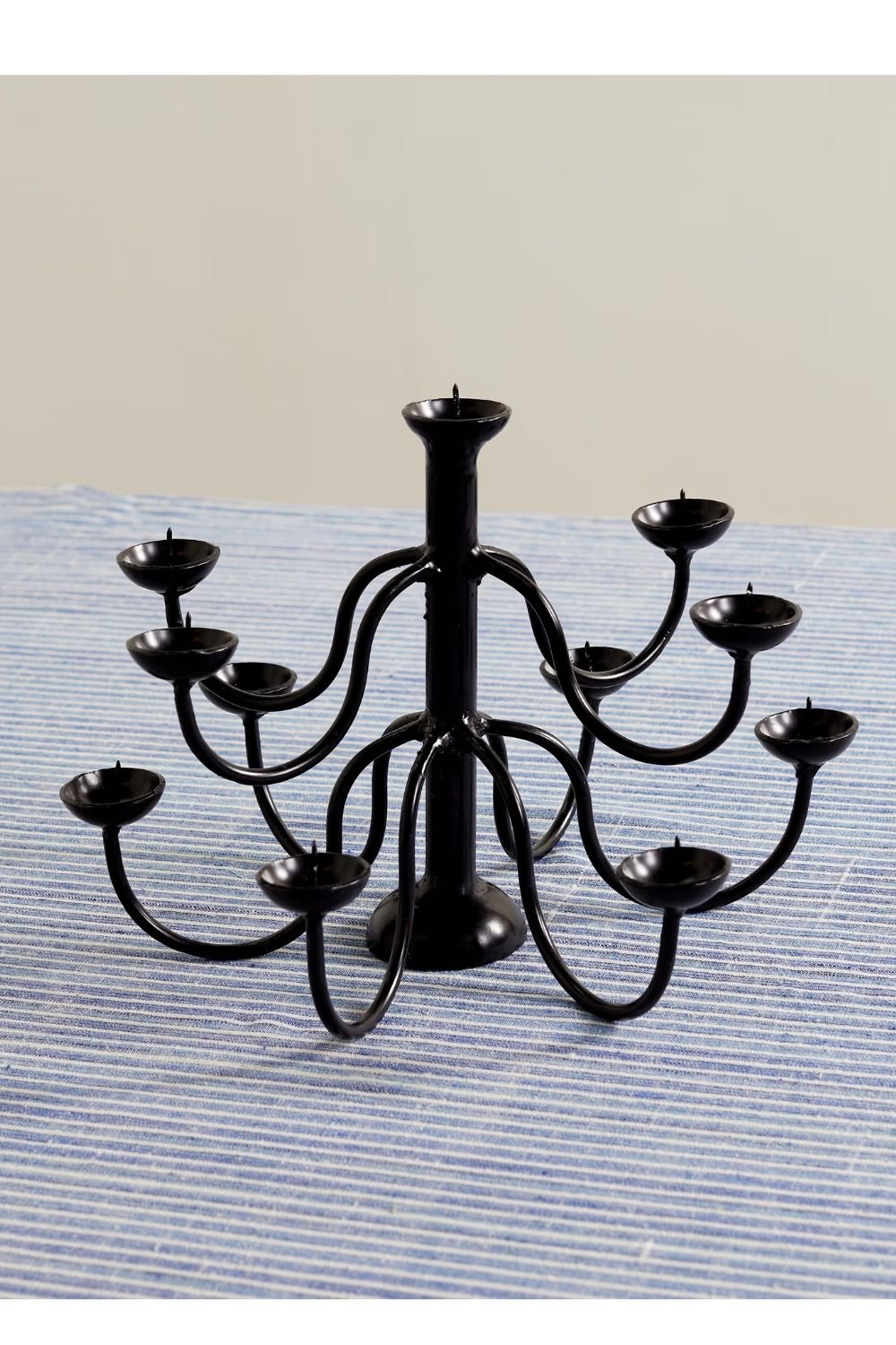 GOHAR WORLD Mini wrought iron candelabra