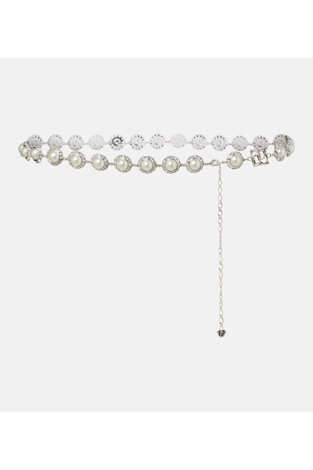 Magda Butrym Crystal-embellished faux pearl belt