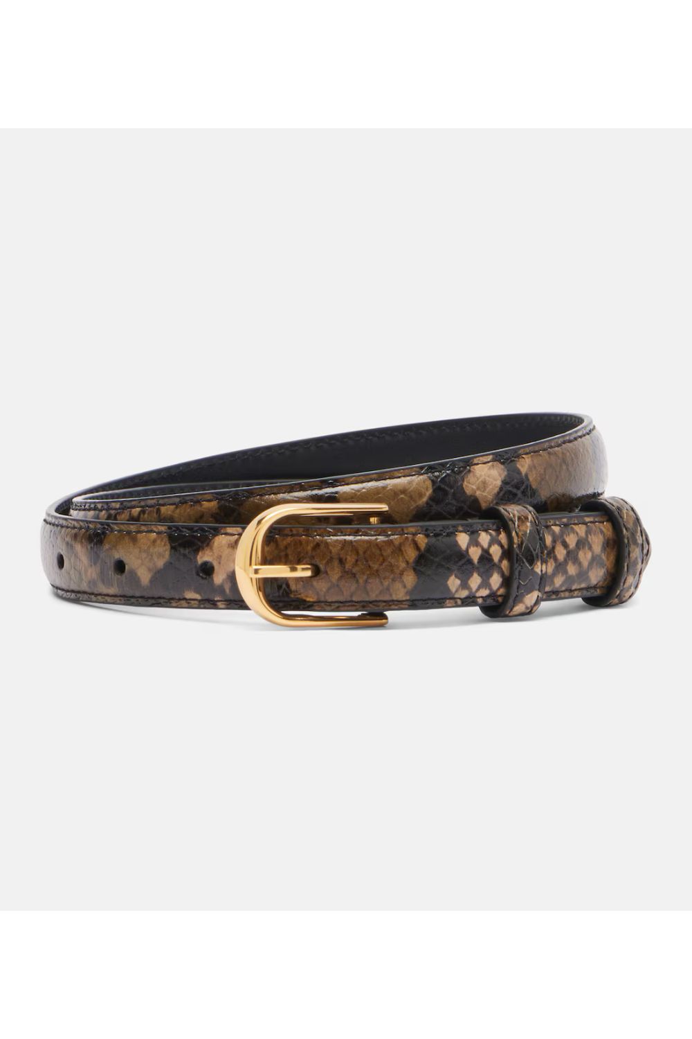 Nili Lotan Jane snake-effect leather belt