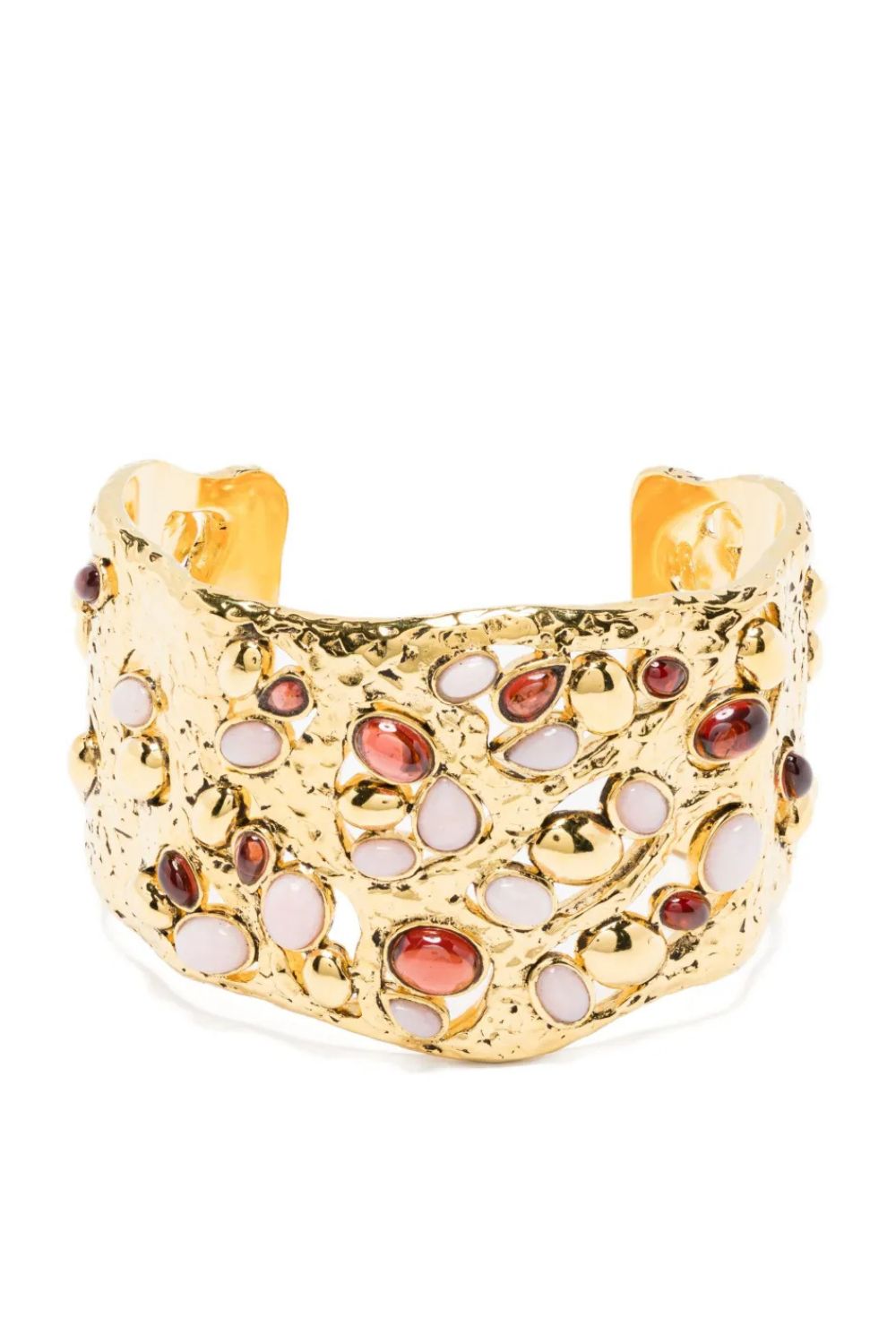 Aurelie Bidermann Atalide gemstone-embellished cuff bracelet