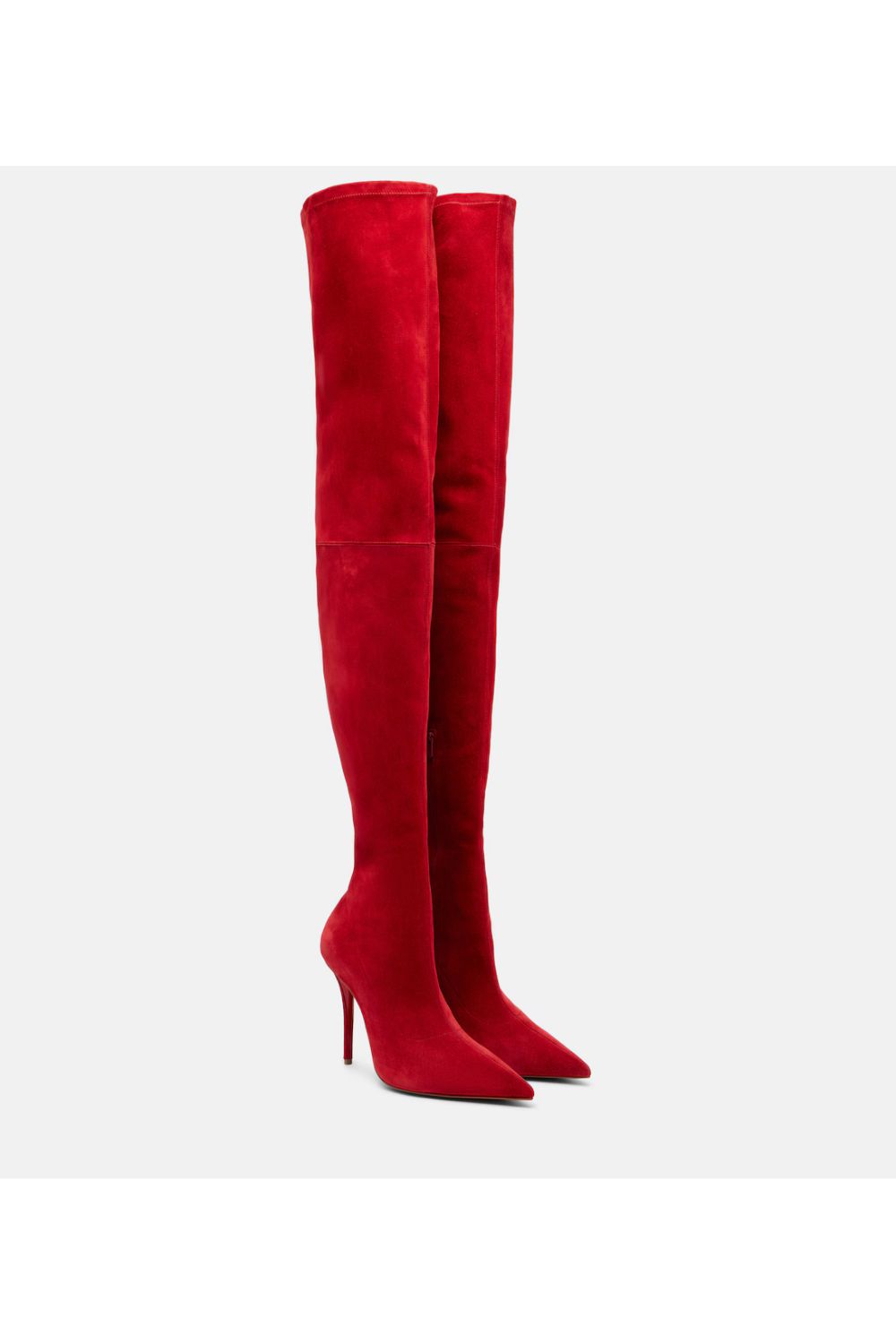 Christian Louboutin Miss Z 100 suede over-the-knee boots