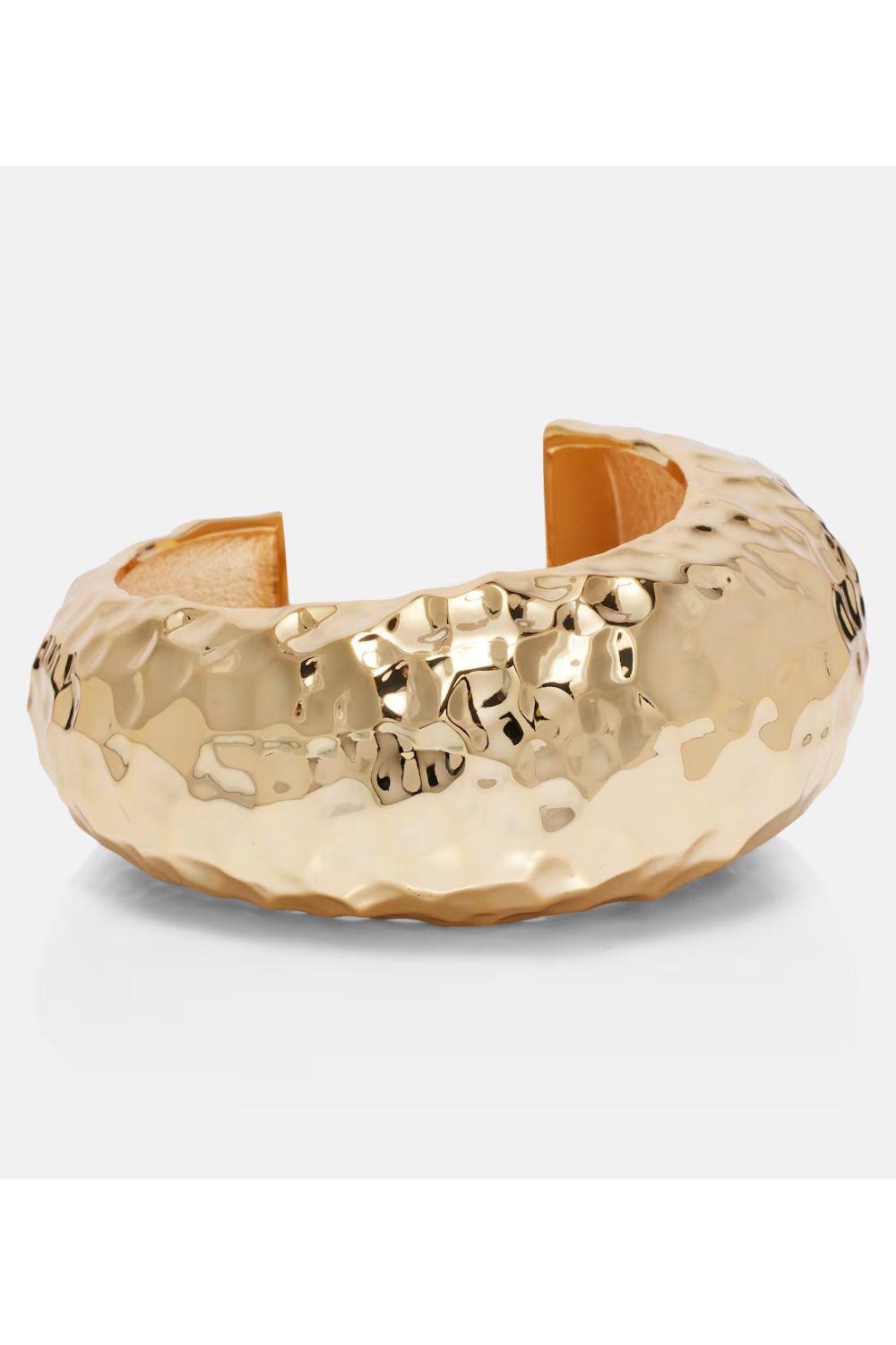 Self-Portrait Gold-plated cuff bracelet