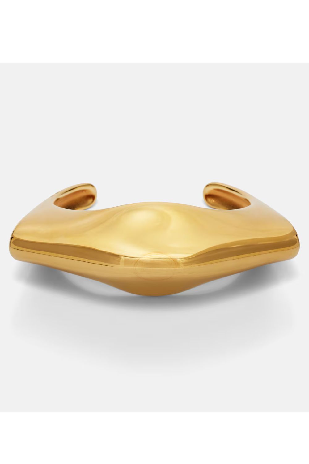 Khaite Lotus 18kt gold-plated cuff bracelet