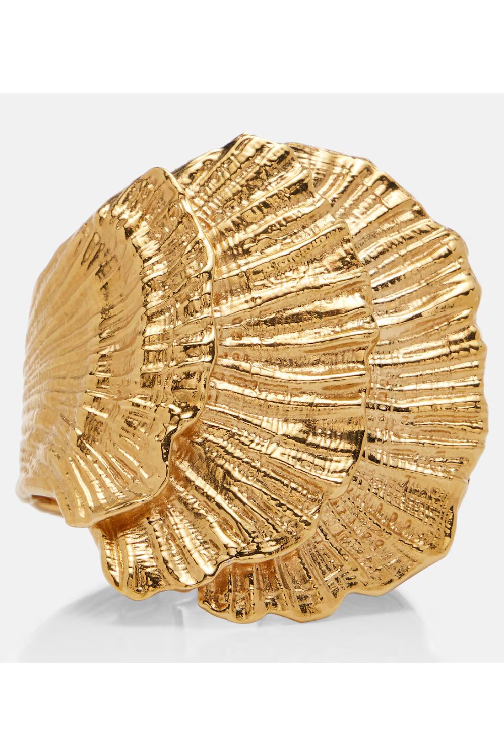 Chloé Chloé Shells oversized cuff bracelet