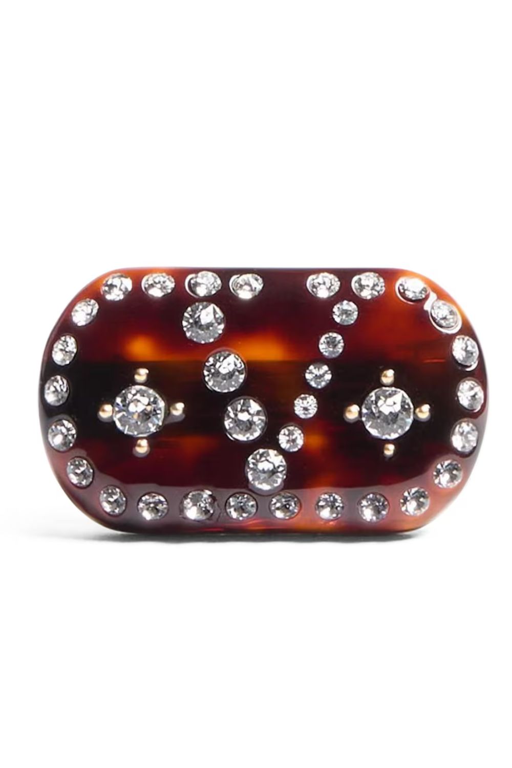 Valentino Garavani Crystal-Embellished V Hair Clip