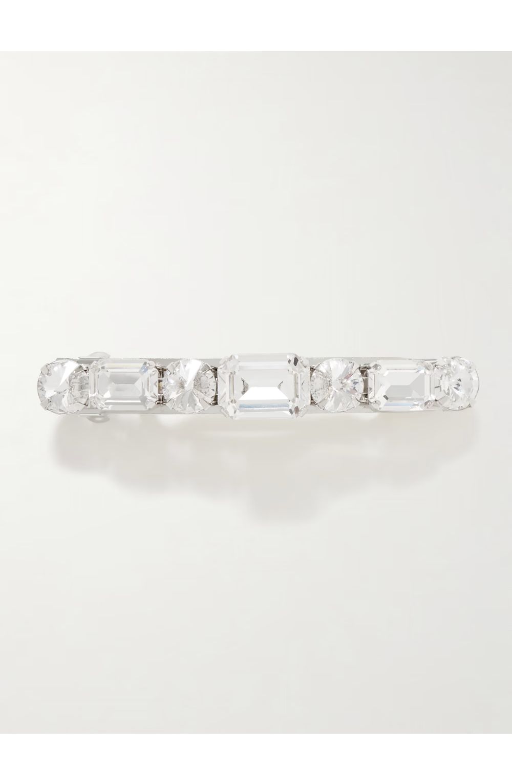 JENNIFER BEHR Justine silver-tone crystal hair clip