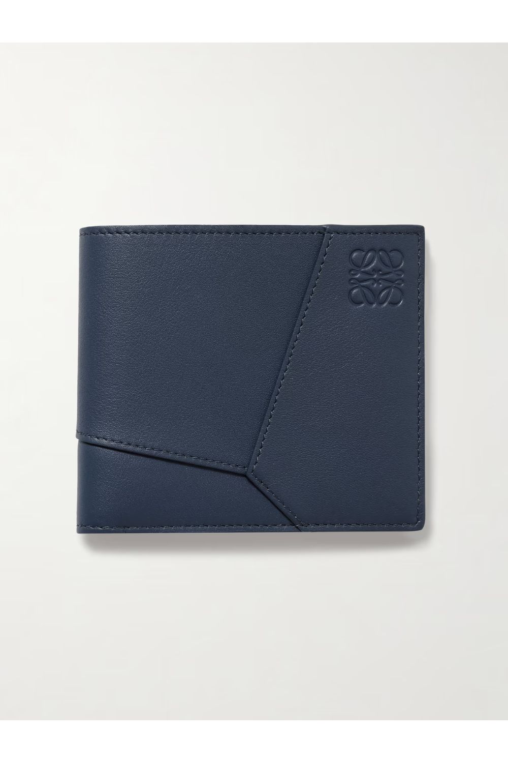 LOEWE Puzzle Logo-Debossed Leather Billfold Wallet