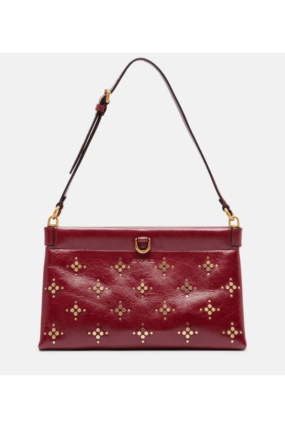 Etro Talk XS studded leather clutch