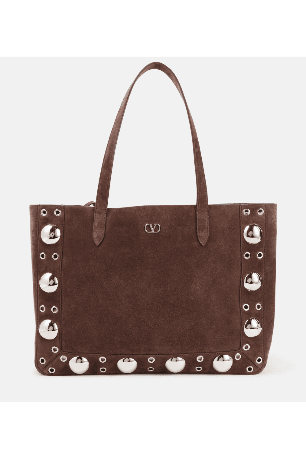 Valentino Garavani Nellcôte Medium studded suede shopper