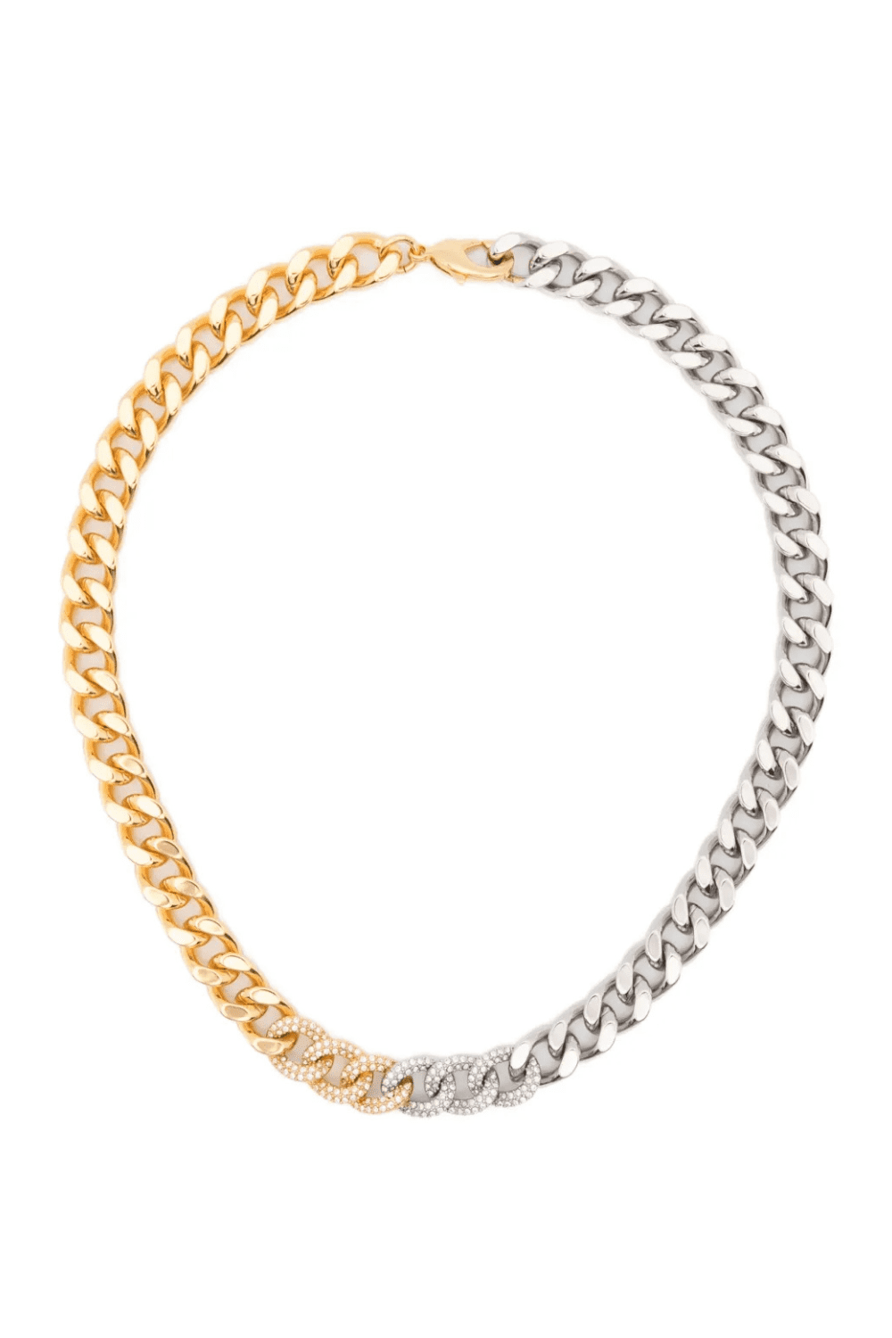 Maje Zirconia chain necklace