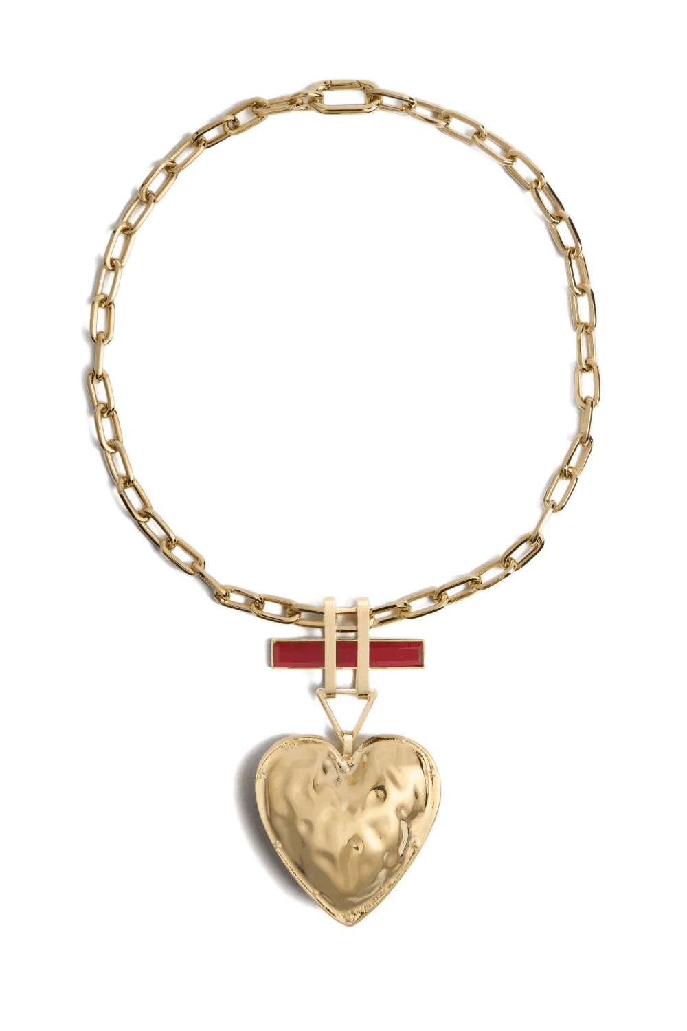 La DoubleJ Beating chain necklace